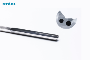 Single Flute Brazed Gun Drill Bit Big Picture Double Hole
